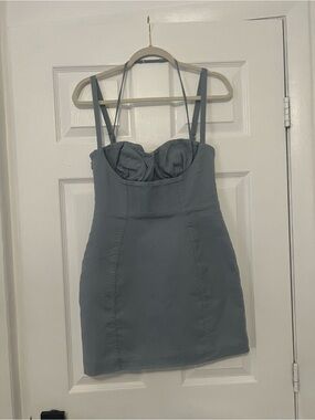 oh polly grey satin dress | Dresses | Oh Polly Mini Asymmetric With Embellishments ARCHIVE